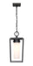 Outdoor Chain Mount Ceiling Fixture Z-Lite 595CHM-BK Black Sheridan 1 Light Outdoor Chain Mount Ceiling Fixture Z-Lite