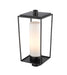 Outdoor Post Mount Fixture Z-Lite 595PHBR-BK Black Sheridan 1 Light Outdoor Post Mount Fixture Z-Lite
