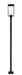 Outdoor Post Mounted Fixture Z-Lite 595PHBS-536P-BK Black Sheridan 1 Light Outdoor Post Mounted Fixture Z-Lite