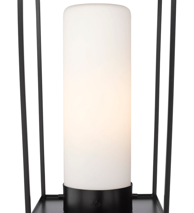 Outdoor Post Mounted Fixture Z-Lite 595PHBS-536P-BK Black Sheridan 1 Light Outdoor Post Mounted Fixture Z-Lite