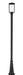 Outdoor Post Mounted Fixture Z-Lite 595PHMR-519P-BK Black Sheridan 1 Light Outdoor Post Mounted Fixture Z-Lite