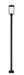 Outdoor Post Mounted Fixture Z-Lite 595PHMS-536P-BK Black Sheridan 1 Light Outdoor Post Mounted Fixture Z-Lite