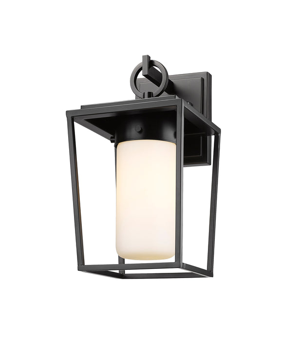 Outdoor Wall Light Z-Lite 595S-BK Black Sheridan 1 Light Outdoor Wall Light Z-Lite