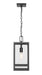 Outdoor Chain Mount Ceiling Fixture Z-Lite 596CHM-BK Black Nuri 1 Light Outdoor Chain Mount Ceiling Fixture Z-Lite