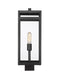 Outdoor Post Mount Fixture Z-Lite 596PHBS-BK Black Nuri 1 Light Outdoor Post Mount Fixture Z-Lite