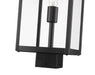Outdoor Post Mount Fixture Z-Lite 596PHBS-BK Black Nuri 1 Light Outdoor Post Mount Fixture Z-Lite