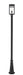 Outdoor Post Mounted Fixture Z-Lite 596PHMR-519P-BK Black Nuri 1 Light Outdoor Post Mounted Fixture Z-Lite