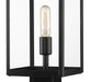 Outdoor Post Mount Fixture Z-Lite 596PHMS-BK Black Nuri 1 Light Outdoor Post Mount Fixture Z-Lite