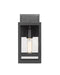 Outdoor Wall Light Z-Lite 596S-BK Black Nuri 1 Light Outdoor Wall Light Z-Lite