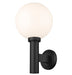 Outdoor Wall Light Z-Lite 597B-BK Black Laurent 1 Light Outdoor Wall Light Z-Lite