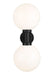 Outdoor Wall Light Z-Lite 597B2-BK Black Laurent 2 Light Outdoor Wall Light Z-Lite