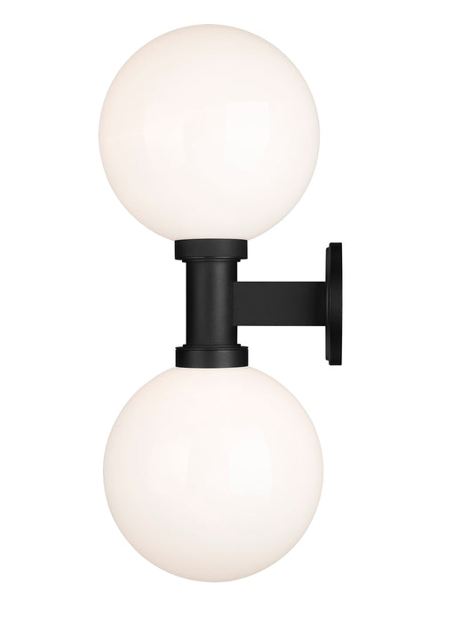 Outdoor Wall Light Z-Lite 597B2-BK Black Laurent 2 Light Outdoor Wall Light Z-Lite