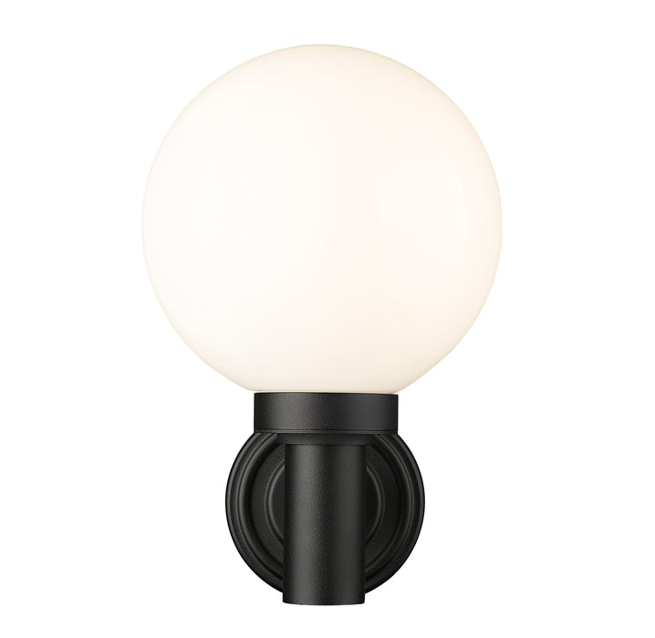 Outdoor Wall Light Z-Lite 597M-BK Black Laurent 1 Light Outdoor Wall Light Z-Lite