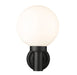 Outdoor Wall Light Z-Lite 597M-BK Black Laurent 1 Light Outdoor Wall Light Z-Lite