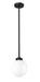 Outdoor Pendant Z-Lite 597P8-BK Black Laurent 1 Light Outdoor Pendant Z-Lite