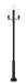 Outdoor Post Mounted Fixture Z-Lite 597PHB-4-5010P-BK Black Laurent 1 Light Outdoor Post Mount Fixture Z-Lite