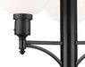 Outdoor Post Mounted Fixture Z-Lite 597PHB-4-5010P-BK Black Laurent 1 Light Outdoor Post Mount Fixture Z-Lite