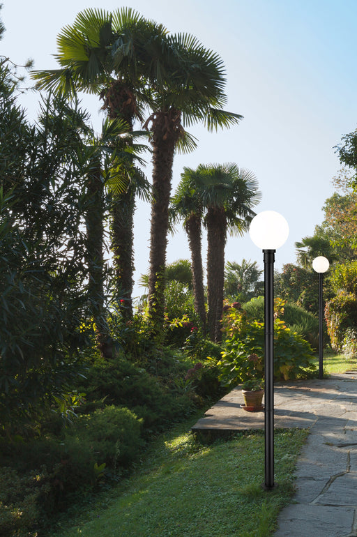 Outdoor Post Mounted Fixture Z-Lite 597PHB-567P-BK Black Laurent 1 Light Outdoor Post Mounted Fixture Z-Lite