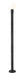 Outdoor Post Mounted Fixture Z-Lite 597PHM-567P-BK Black Laurent 1 Light Outdoor Post Mounted Fixture Z-Lite