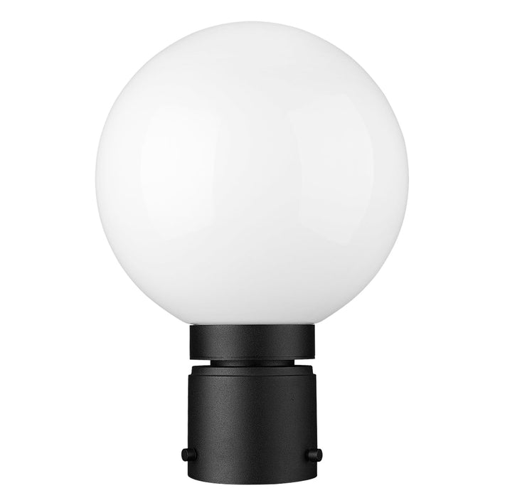 Outdoor Post Mount Fixture Z-Lite 597PHM-BK Black Laurent 1 Light Outdoor Post Mount Fixture Z-Lite