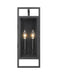 Outdoor Wall Light Z-Lite 598S-BK Black Lucian 2 Light Outdoor Wall Light Z-Lite