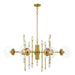 Eurofase 47222-014 Traiton 48" Gold Chandelier