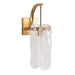 Craftmade 59961-SB Angela 1 Light Wall Sconce in Satin Brass LightStoreUSA