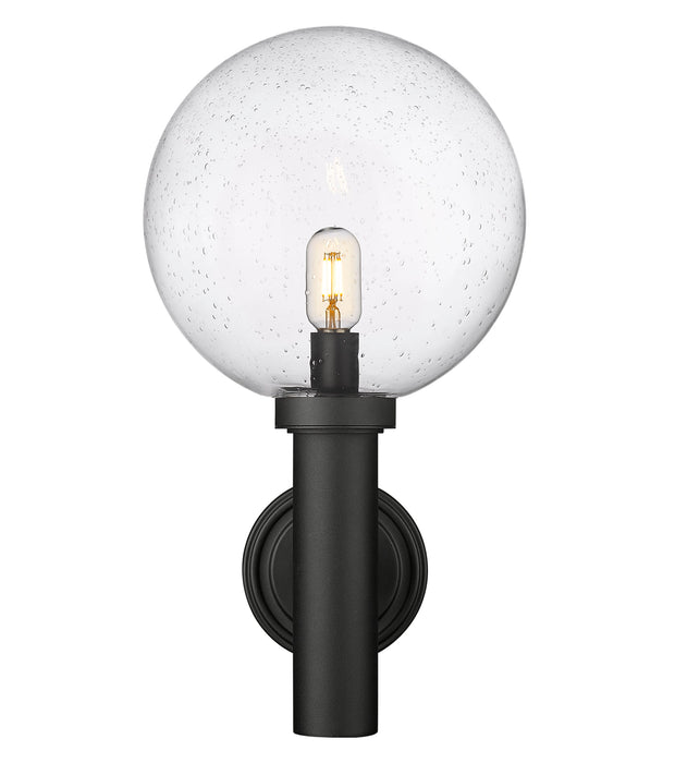 Outdoor Wall Light Z-Lite 599B-BK Black Laurent 1 Light Outdoor Wall Light Z-Lite