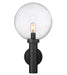 Outdoor Wall Light Z-Lite 599B-BK Black Laurent 1 Light Outdoor Wall Light Z-Lite