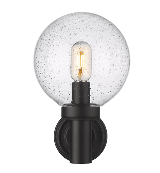 Outdoor Wall Light Z-Lite 599M-BK Black Laurent 1 Light Outdoor Wall Light Z-Lite