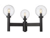 Outdoor Post Mount Fixture Z-Lite 599MP3-BK Black Laurent 3 Light Outdoor Post Mount Fixture Z-Lite
