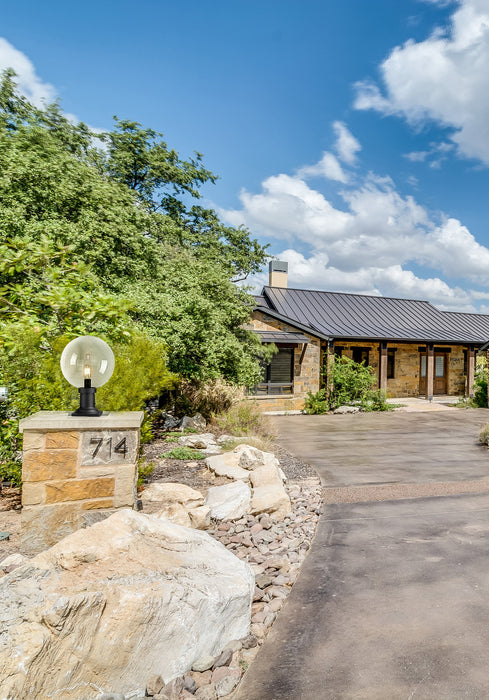 Outdoor Pier Mounted Fixture Z-Lite 599PHB-533PM-BK Black Laurent 1 Light Outdoor Pier Mounted Fixture Z-Lite