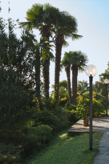 Outdoor Post Mounted Fixture Z-Lite 599PHB-567P-BK Black Laurent 1 Light Outdoor Post Mounted Fixture Z-Lite