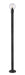 Outdoor Post Mounted Fixture Z-Lite 599PHM-567P-BK Black Laurent 1 Light Outdoor Post Mounted Fixture Z-Lite