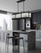 Eurofase 44255-015 Tye 41" Matte Black LED Chandelier
