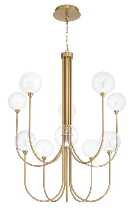 Eurofase 48925-013 Iissa 40" Gold LED Chandelier