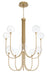 Eurofase 48925-013 Iissa 40" Gold LED Chandelier