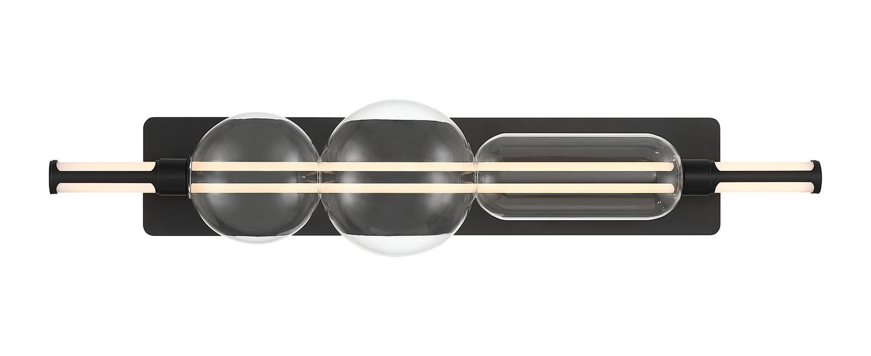 Eurofase 50050-017 Lucent 34" Matte Black LED Vanity Light