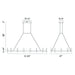 Eurofase 37048-013 Altamont 52" Satin Nickel-Black Mix LED Chandelier