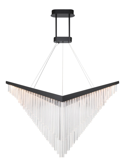 Eurofase 47188-020 Vivien 60" Matte Black LED Chandelier