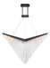Eurofase 47188-020 Vivien 60" Matte Black LED Chandelier