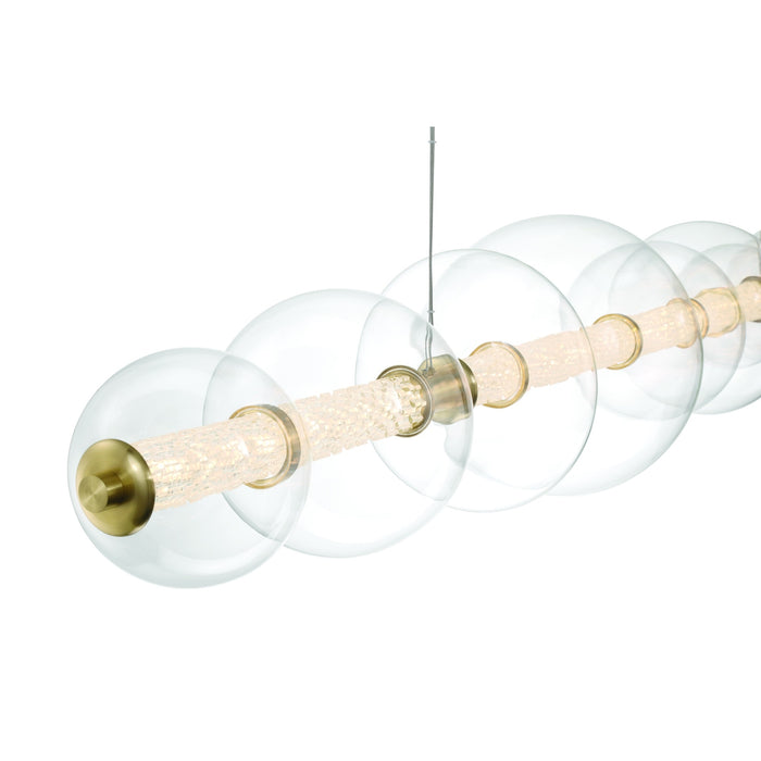 Eurofase 47257-016 Atomo 74" Gold LED Chandelier
