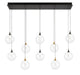 Eurofase 48934-015 Iissa 47" Gold-Black Mix LED Chandelier