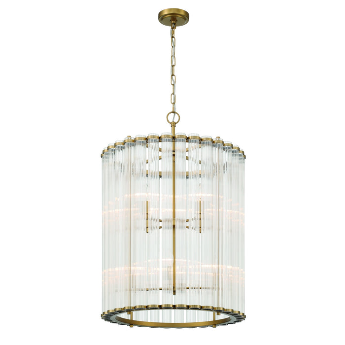 Eurofase 47238-015 Glasbury 27" Gold Chandelier