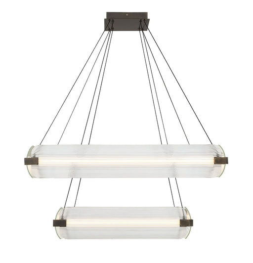 Eurofase 50055-029 Neoness 34" Weathered Brass LED Chandelier