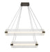 Eurofase 50055-029 Neoness 34" Weathered Brass LED Chandelier