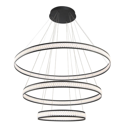 Eurofase 37090-012 Forster 60" Matte Black LED Chandelier