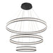 Eurofase 37090-012 Forster 60" Matte Black LED Chandelier