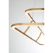 Eurofase 43877-027 Cadoux 44" Matte Gold LED Chandelier