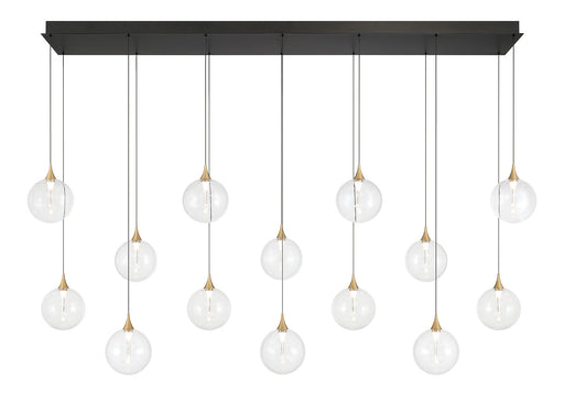 Eurofase 48938-013 Iissa 72" Gold LED Chandelier